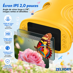 Microscope de poche pour enfants 1000X 4K - Zelvory
