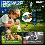 Microscope de poche pour enfants 1000X 4K - Zelvory